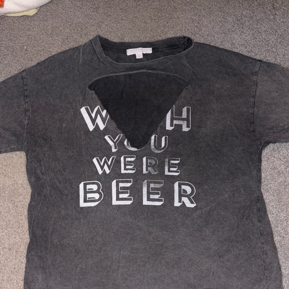 American Eagle Outfitters Black Graphic Tee